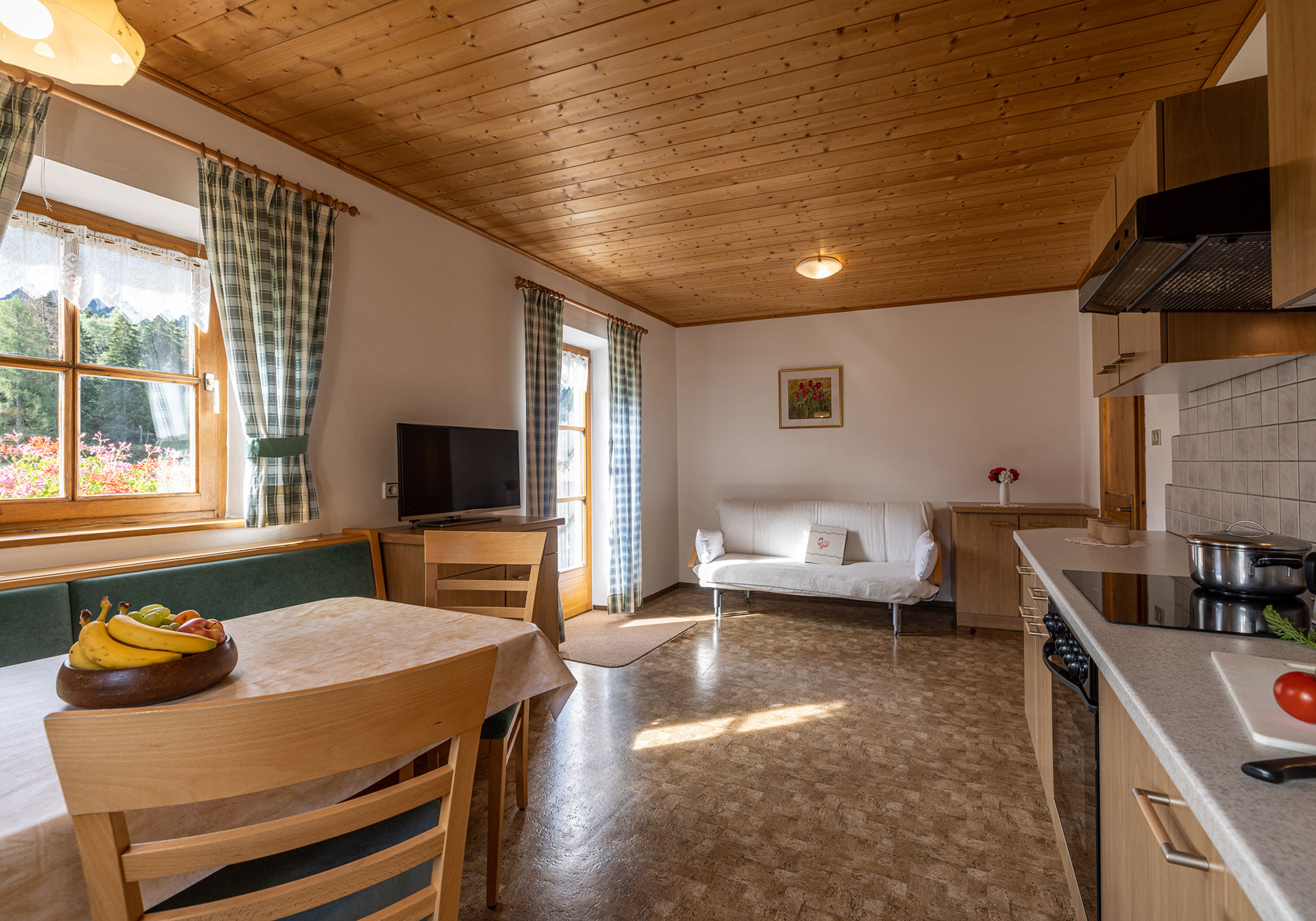 Cucina Soggiorno Appartamento Odle