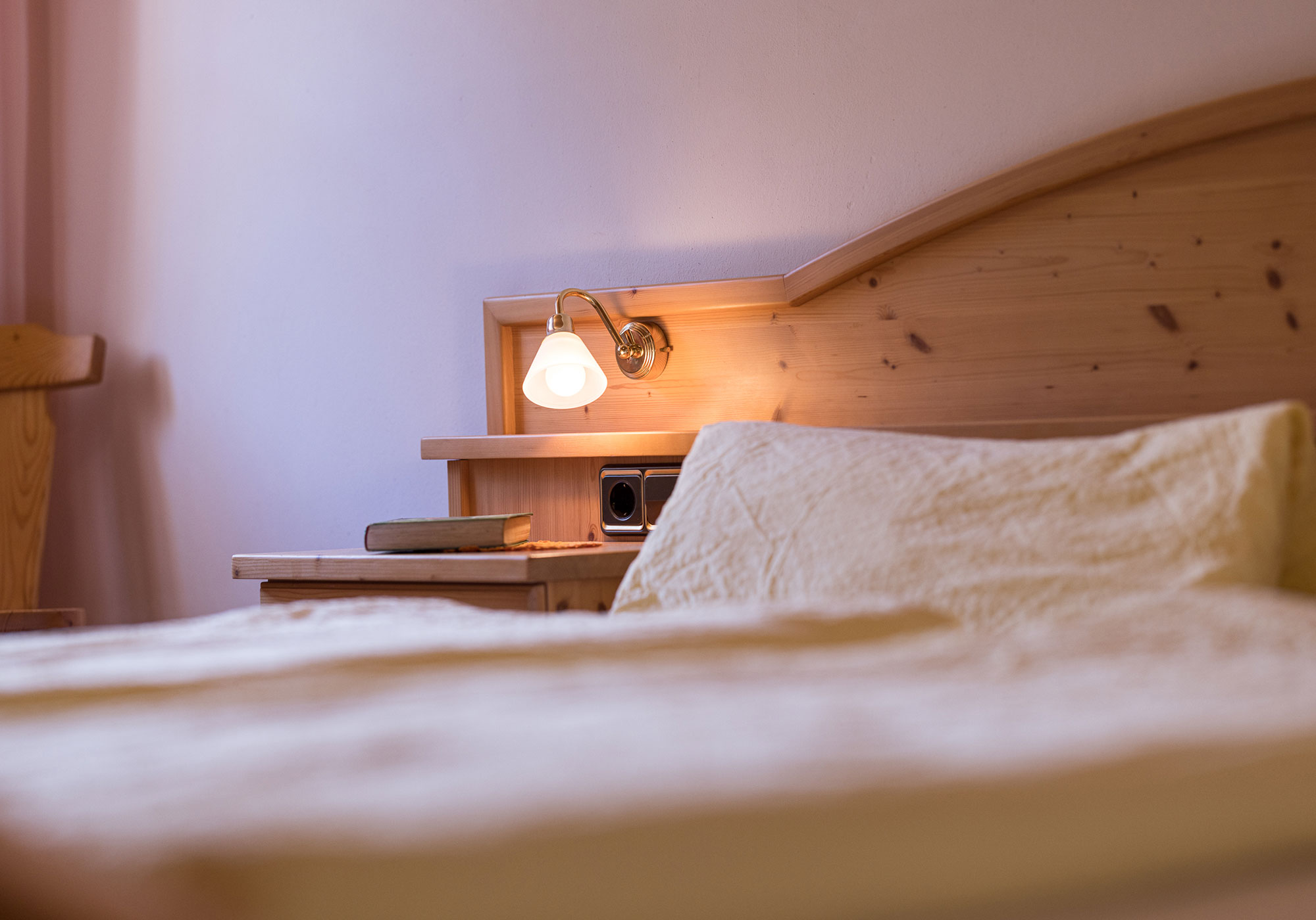 Camera da letto appartamento Sass de Putia